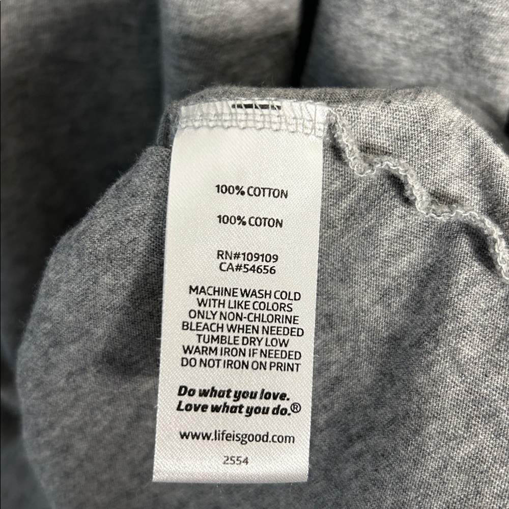 Life is Good Grateful Dad Gray Long sleeve Crusher T-Shirt Size XL - Picture 7 of 11